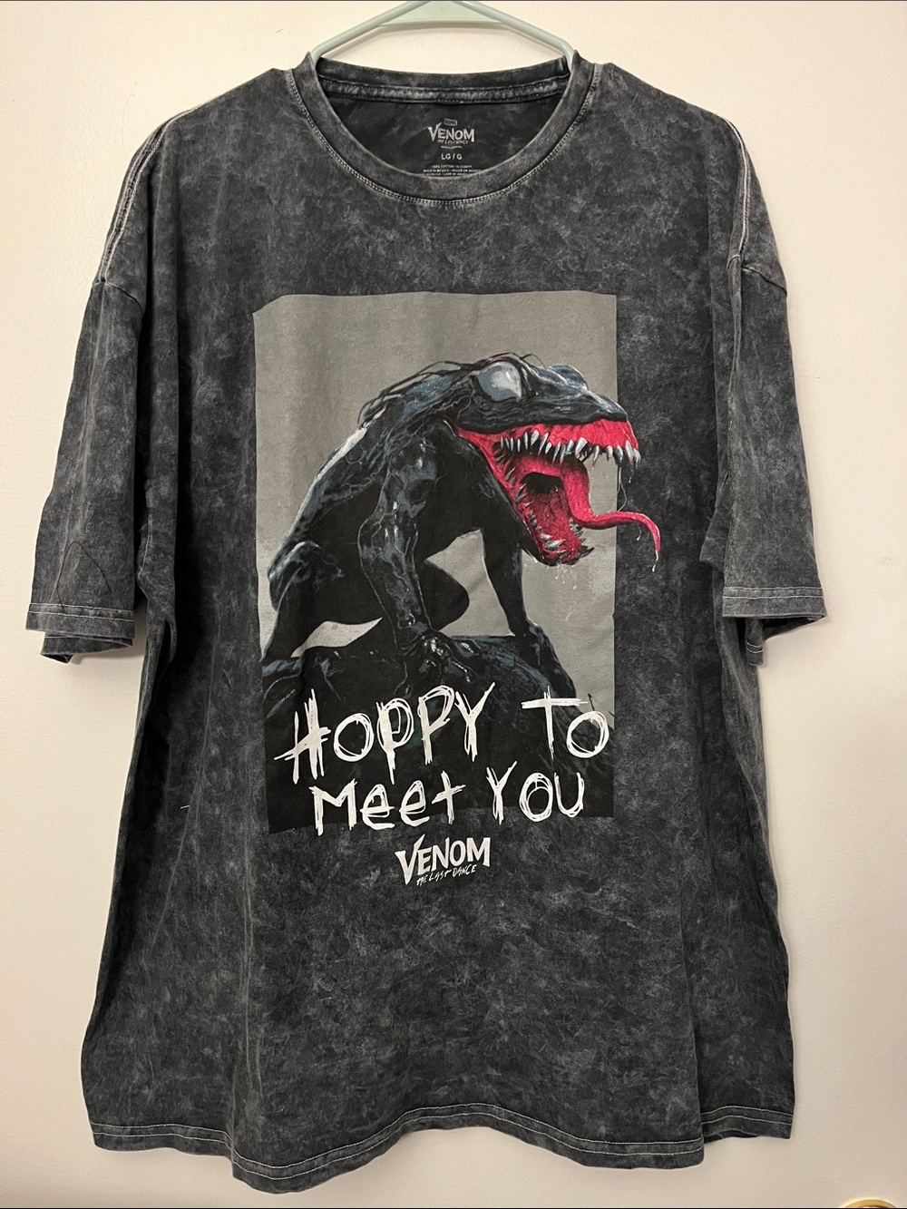Venom Last Dance Hoppy To Meet You Short Sleeve T-Shirt Men's Oversized Large